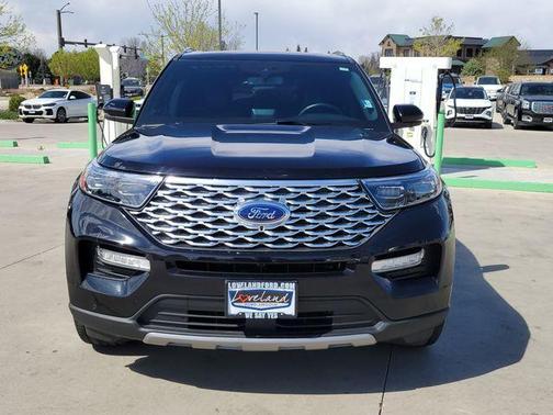 Black Metallic 2023 Ford Explorer Platinum