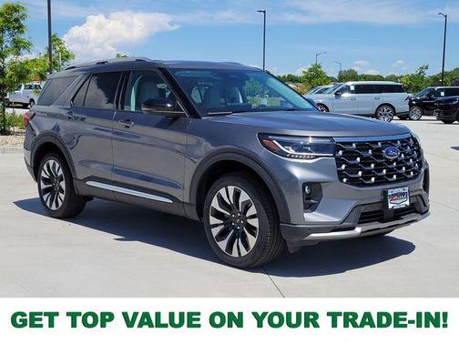 Carbonized Gray Metallic 2026 Ford Explorer Platinum