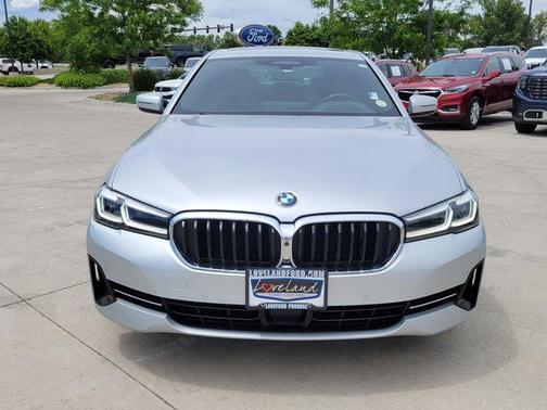 Glacier Silver Metallic 2021 BMW 540 i xDrive