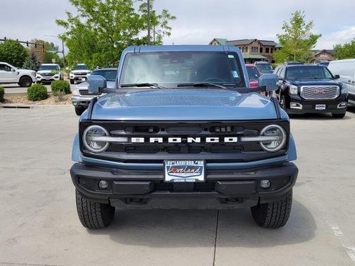 Azure Gray Metallic 2025 Ford Bronco Outer Banks