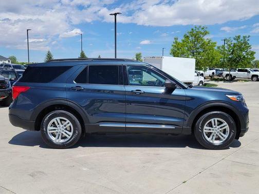 Blue Metallic 2023 Ford Explorer XLT