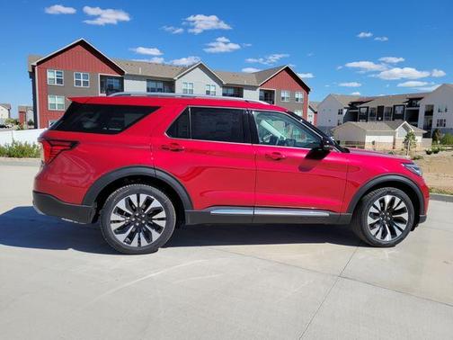 Rapid Red Metallic Tinted Clearcoat 2026 Ford Explorer Platinum