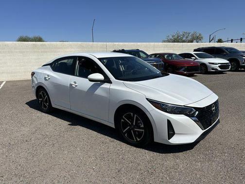Aspen White Tricoat 2024 Nissan Sentra SV