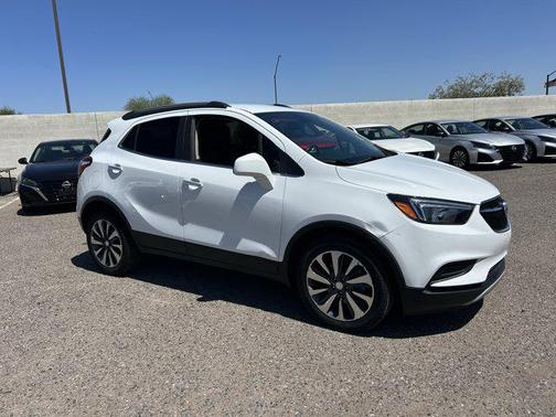 Summit White 2021 Buick Encore Preferred