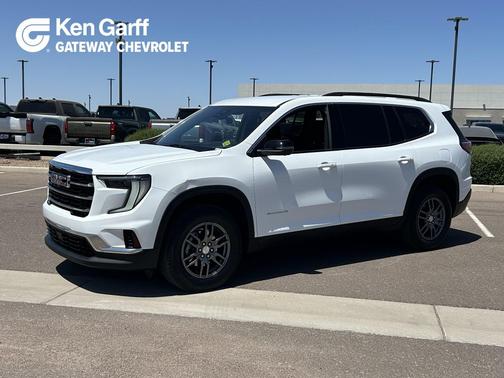 Summit White 2025 GMC Acadia FWD Elevation
