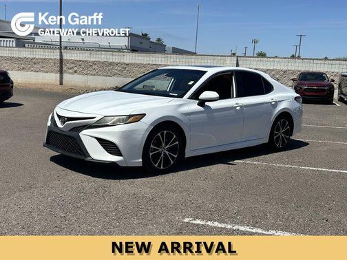 Super White 2019 Toyota Camry LE
