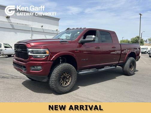 Delmonico Red Pearlcoat 2021 RAM 2500 Laramie Mega Cab 4x4 6'4' Box