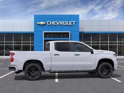 Summit White 2026 Chevrolet Silverado 1500 Custom