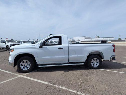 Summit White 2025 Chevrolet Silverado 1500 WT