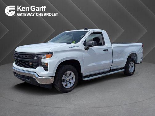 Summit White 2025 Chevrolet Silverado 1500 WT