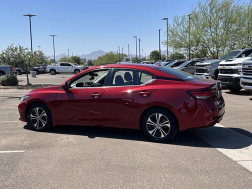 Scarlet Ember Tintcoat 2023 Nissan Sentra SV