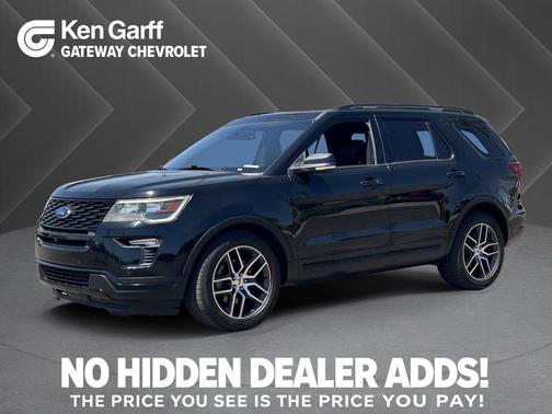 Shadow Black 2018 Ford Explorer Sport
