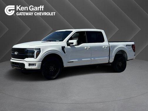 Star White Metallic Tri-Coat 2025 Ford F-150 Platinum