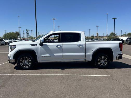 Summit White 2025 GMC Sierra 1500 SLT