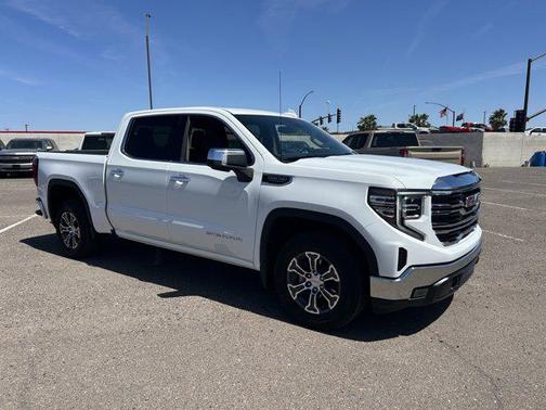 Summit White 2025 GMC Sierra 1500 SLT