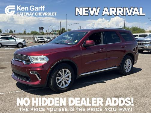 Octane Red Pearlcoat 2022 Dodge Durango SXT RWD