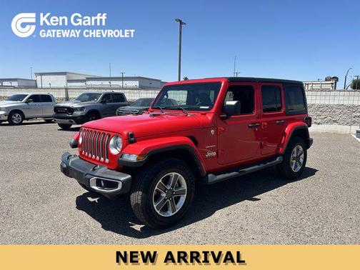Firecracker Red Clearcoat 2023 Jeep Wrangler 4-Door Sahara 4x4