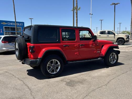 Firecracker Red Clearcoat 2023 Jeep Wrangler 4-Door Sahara 4x4