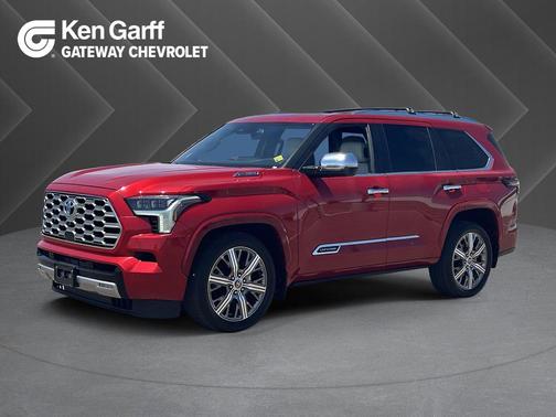 Supersonic Red 2023 Toyota Sequoia Capstone