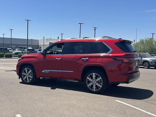 Supersonic Red 2023 Toyota Sequoia Capstone