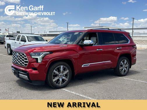 Supersonic Red 2023 Toyota Sequoia Capstone