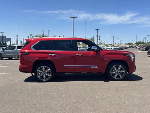Supersonic Red 2023 Toyota Sequoia Capstone