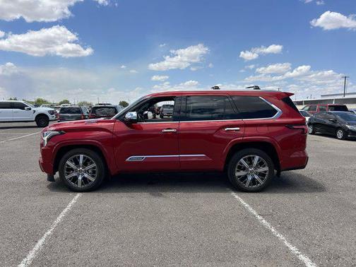 Supersonic Red 2023 Toyota Sequoia Capstone