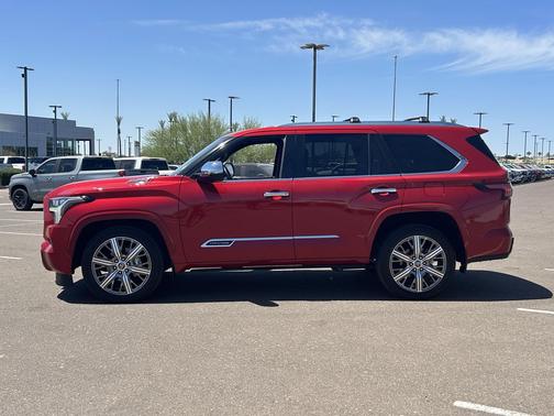 Supersonic Red 2023 Toyota Sequoia Capstone