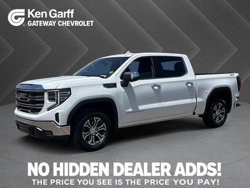 Summit White 2025 GMC Sierra 1500 SLT
