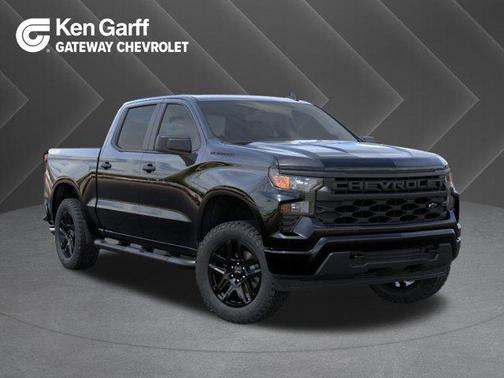 Black 2026 Chevrolet Silverado 1500 Custom