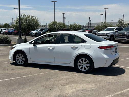 White 2023 Toyota Corolla LE
