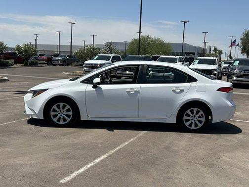 White 2023 Toyota Corolla LE