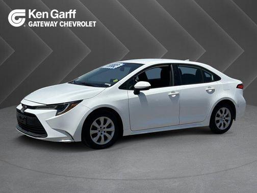 White 2023 Toyota Corolla LE