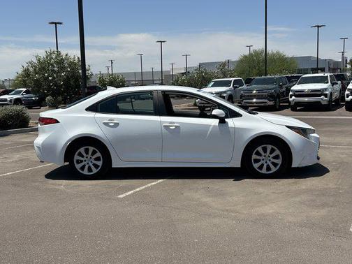 White 2023 Toyota Corolla LE