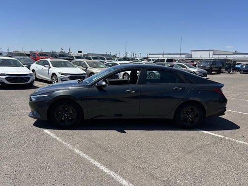 Portofino Gray 2021 Hyundai ELANTRA SEL