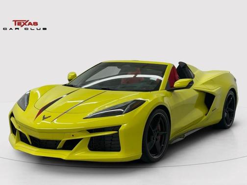 Accelerate Yellow Metallic 2024 Chevrolet Corvette E-Ray RWD Convertible 2LZ
