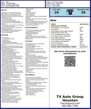 2024 Mercedes-Benz C-Class C300