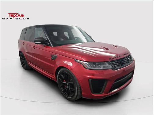 Red 2020 Land Rover Range Rover Sport SVR