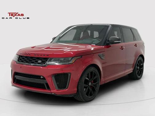 Red 2020 Land Rover Range Rover Sport SVR