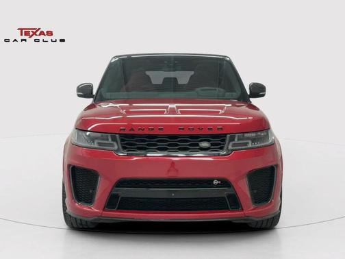 Red 2020 Land Rover Range Rover Sport SVR