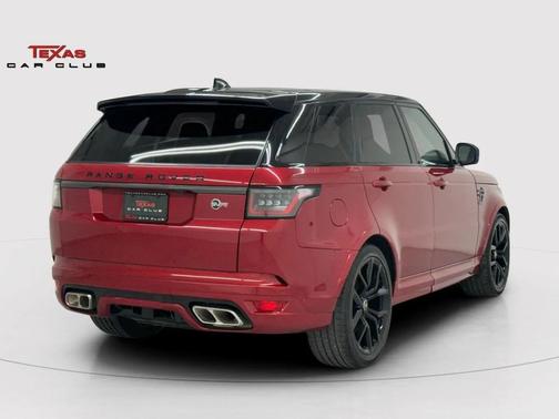 Red 2020 Land Rover Range Rover Sport SVR