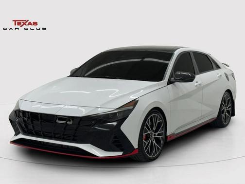 White 2023 Hyundai ELANTRA N Base