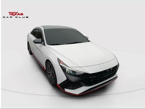 White 2023 Hyundai ELANTRA N Base