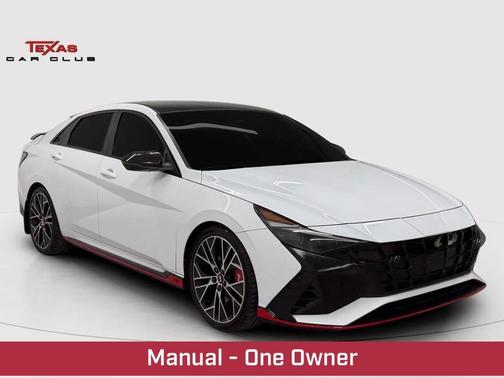 White 2023 Hyundai ELANTRA N Base