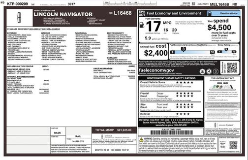 2021 Lincoln Navigator Reserve