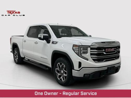 White Frost Tricoat 2024 GMC Sierra 1500 SLT