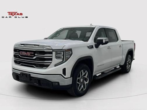 White Frost Tricoat 2024 GMC Sierra 1500 SLT