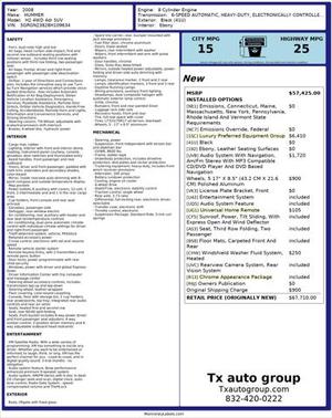 2008 Hummer H2 Base