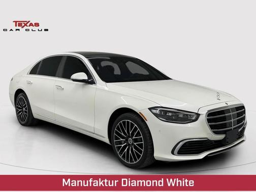 White 2022 Mercedes-Benz S-Class 4MATIC