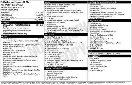 2024 Dodge Hornet GT Plus